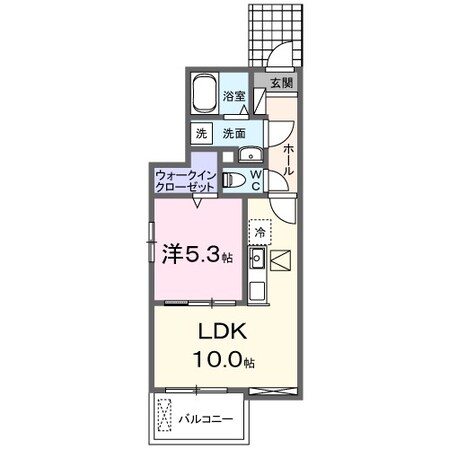 リエールみやきの物件間取画像